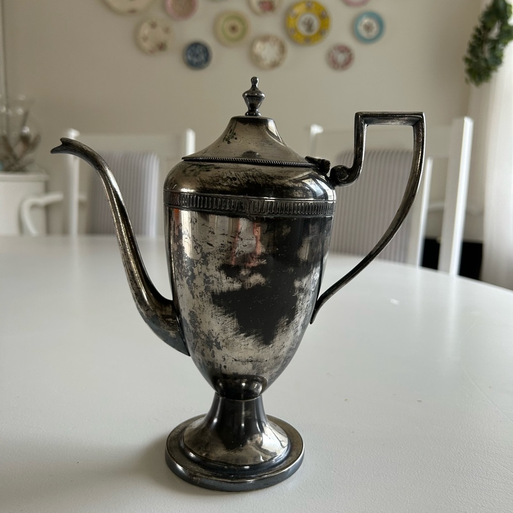 Silver tea pot